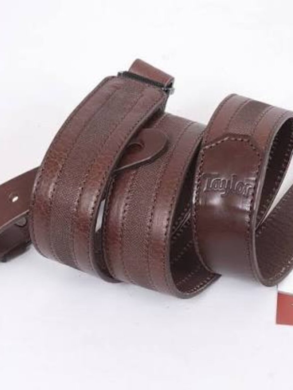 Taylor Guitars TL150-05 Chocolate Brown Slim Vegan Leather Guitar Strap NWT